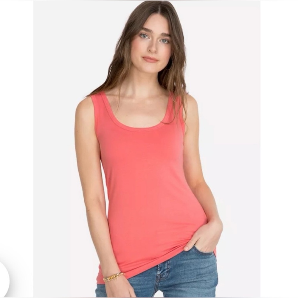 NWT Johnny Was Women’s Size XS Coral Calme Basic‎ Tank Top